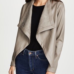 BB Dakota Peppin Vegan Leather Drapey Jacket
